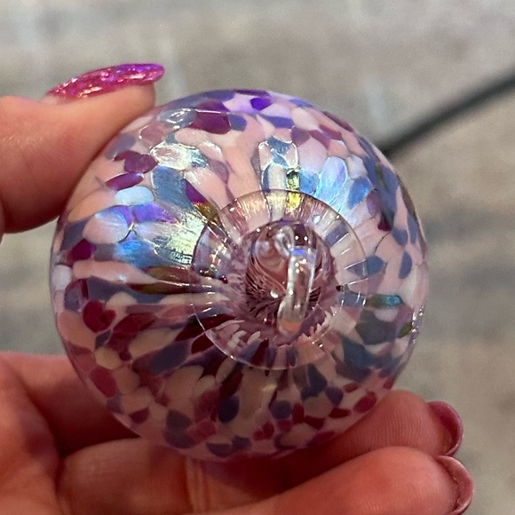 Vintage hand blown glass finial ornament - Picture 6 of 9